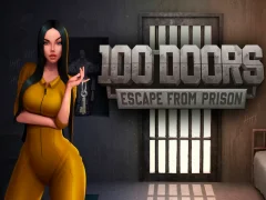 Gêm 100 Doors Escape from Prison ar-lein