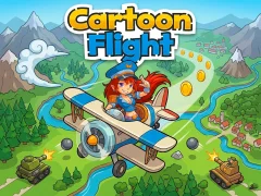 Gêm Cartoon Flight ar-lein