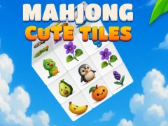 Gêm Mahjong Cute Tiles ar-lein