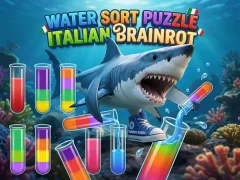 Gêm Water Sort Puzzle Italian Brainrot ar-lein