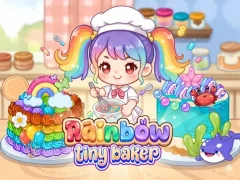Gêm Rainbow Tiny Baker ar-lein