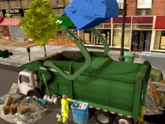 Gêm Town Clean Garbage Truck ar-lein