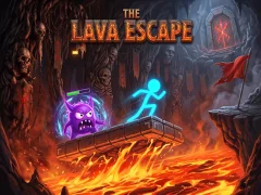 Gêm The Lava Escape ar-lein
