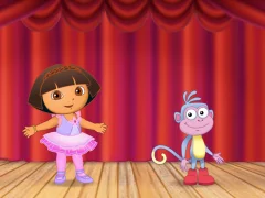 Gêm Dora's Ballet Adventures ar-lein