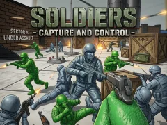 Gêm Soldiers - Capture and Control ar-lein
