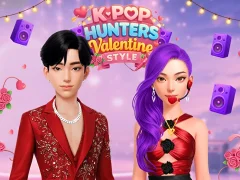 Gêm K-Pop Hunters Valentine Style ar-lein