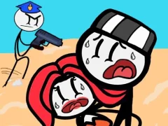 Gêm Stickman Jailbreak Story ar-lein