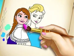 Gêm Ice Kingdom Coloring Book ar-lein