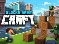 Gêm Blocks Army Craft ar-lein