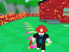 Gêm Obby: Working as a Firefighter ar-lein