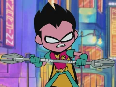 Gêm Teen Titans Go! Hidden Numbers ar-lein