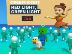 Gêm Chicken Jockey: Red Light Green Light ar-lein