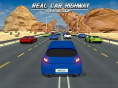 Gêm Real Car Highway Racing Game ar-lein