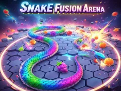 Gêm Snake Fusion Arena ar-lein