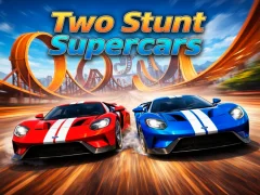 Gêm Two Stunt Supercars ar-lein