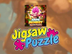 Gêm Anime Monkey Jigsaw Puzzles ar-lein
