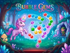 Gêm Bubble Gems ar-lein