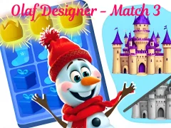 Gêm Olaf Designer - Match 3 ar-lein