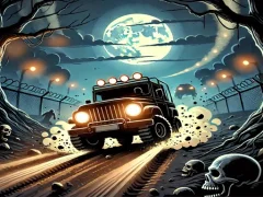 Gêm Racing Car Destroying Zombie ar-lein