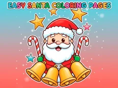 Gêm Easy Santa Coloring Pages ar-lein