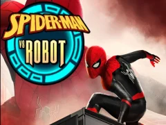 Gêm Spider-man vs Robot ar-lein