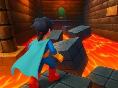 Gêm Superhero Escape Run ar-lein