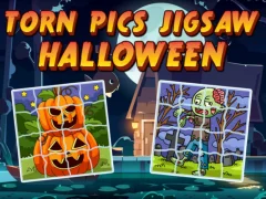 Gêm Torn Pics Jigsaw Halloween ar-lein