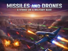 Gêm Missiles and Drones: A Strike On A Military Base ar-lein