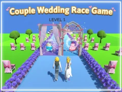 Gêm Couple Wedding Race Game ar-lein