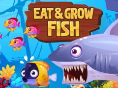 Gêm Eat & Grow Fish ar-lein