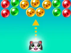 Gêm Save the cats Bubble shooter ar-lein