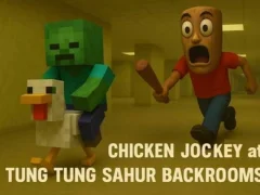 Gêm Chicken Jockey at Tung Tung Sahur Backrooms ar-lein