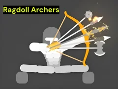 Gêm Ragdoll Archers ar-lein