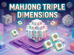 Gêm Mahjong Triple Dimensions ar-lein