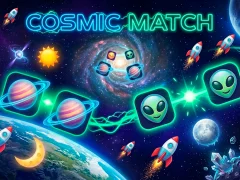 Gêm Cosmic Match ar-lein