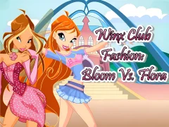 Gêm Winx Club Fashion: Bloom vs Flora ar-lein