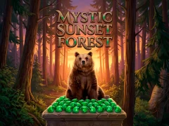 Gêm Mystic sunset forest ar-lein