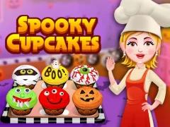 Gêm Spooky Cupcakes ar-lein