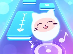 Gêm Music Cat! Piano Tiles Game 3D ar-lein