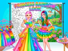 Gêm Princess Rainbow Look ar-lein