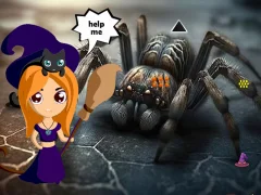 Gêm Sorceress Escaped Spider Realm ar-lein
