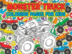 Gêm Monster Truck Coloring Pages For Kids ar-lein