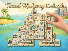 Gêm Travel Mahjong Deluxe ar-lein