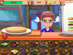 Gêm Burger Craze: Top Burger Shop ar-lein