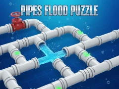 Gêm Pipes Flood Puzzle ar-lein