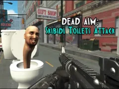 Gêm Dead Aim: Skibidi Toilets Attack ar-lein