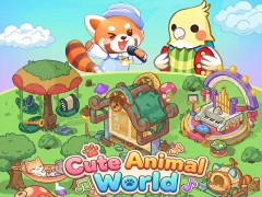Gêm Cute Animal World ar-lein