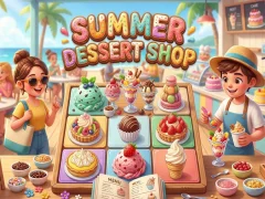 Gêm Summer Dessert shop ar-lein