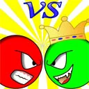 Gêm Red ball vs green king ar-lein