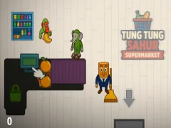 Gêm Tung Tung Sahur Supermarket ar-lein
